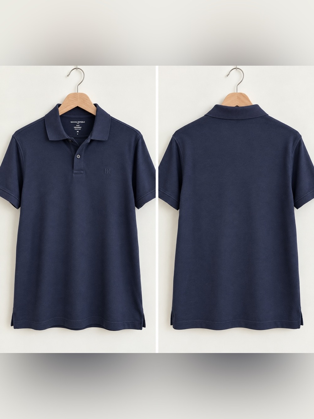 Banana Republic Men's Dark Navy Polo Shirt Sz Med